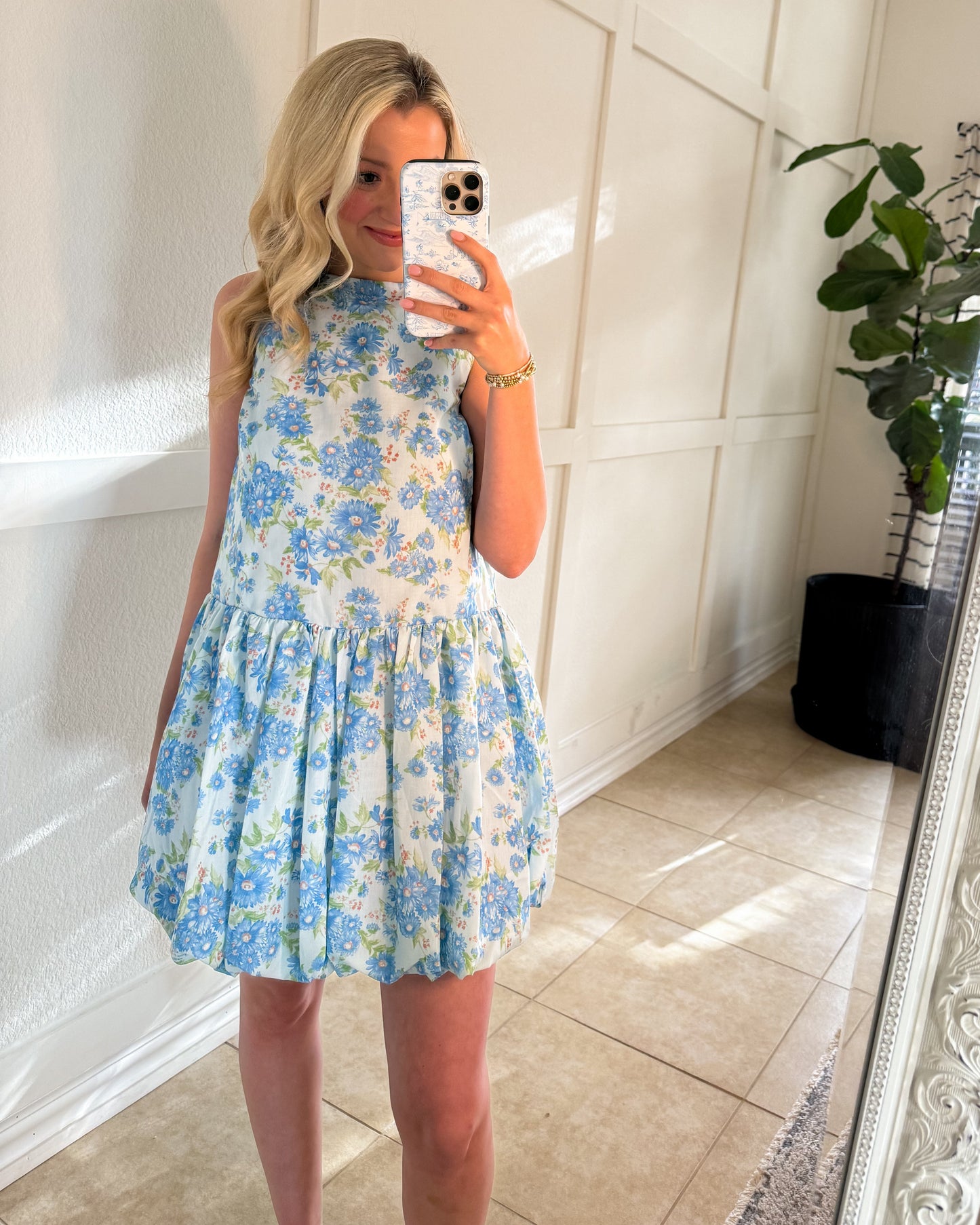 Spring Fling Bubble Mini Dress