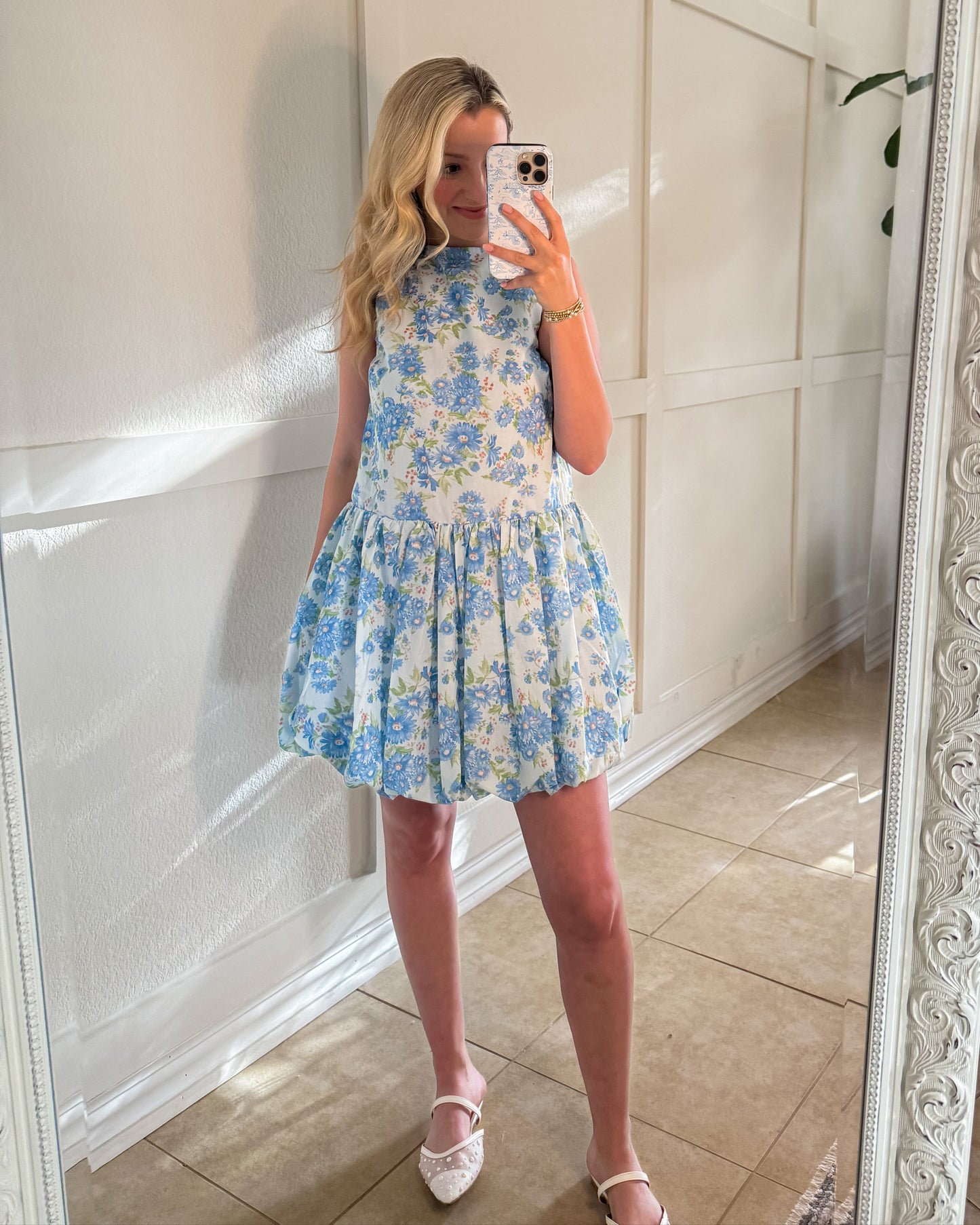 Spring Fling Bubble Mini Dress