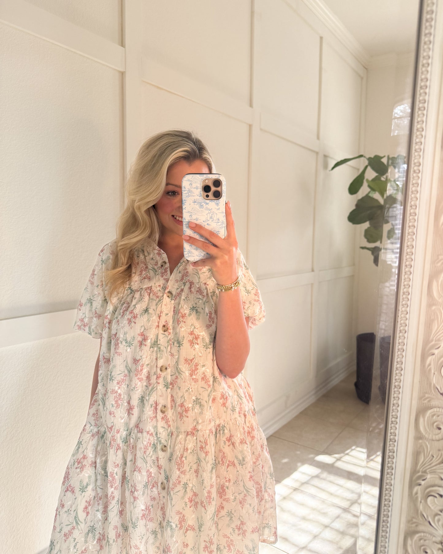 Sagey Chic Embroidered Mini Dress