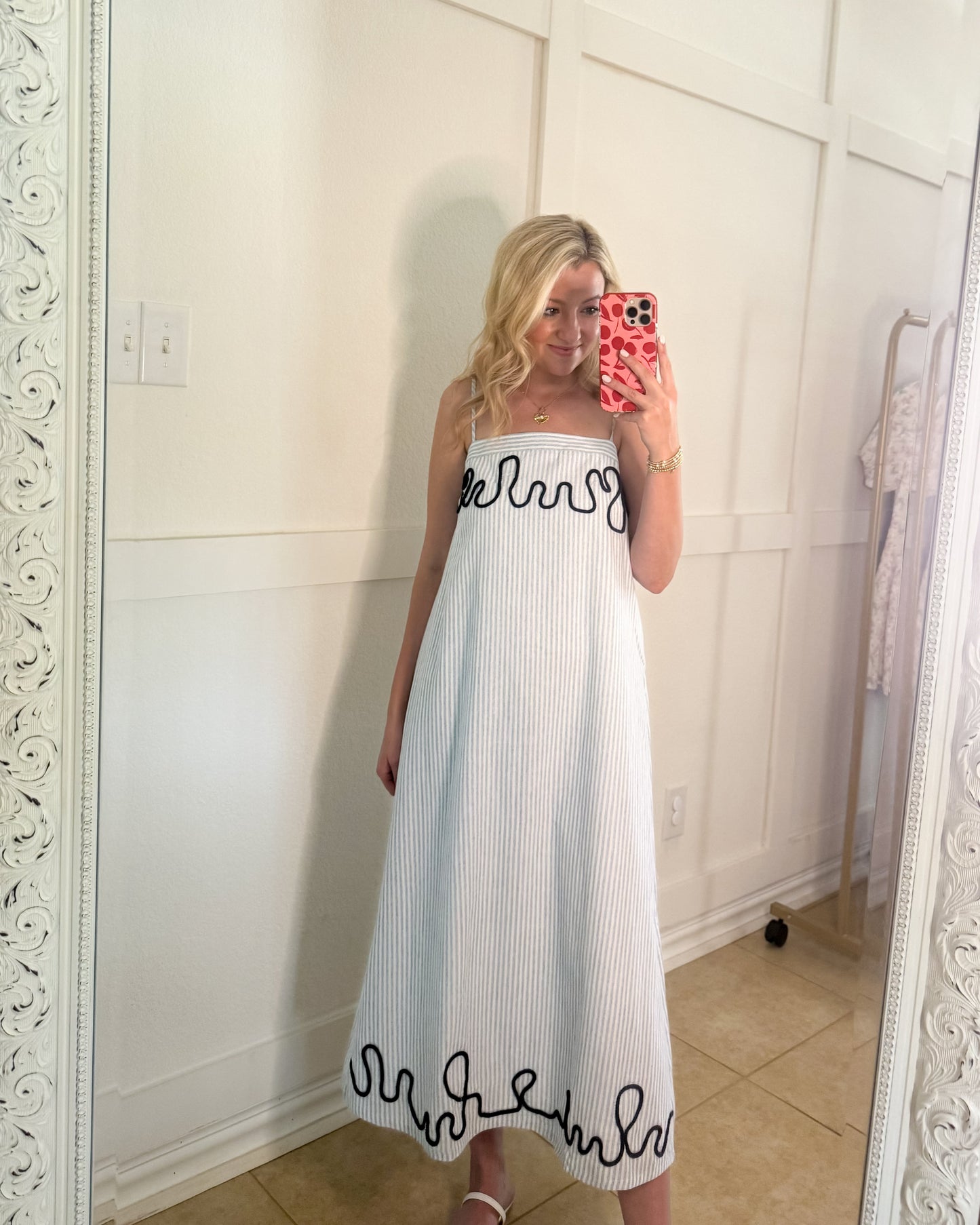 Seas The Day Striped Sundress