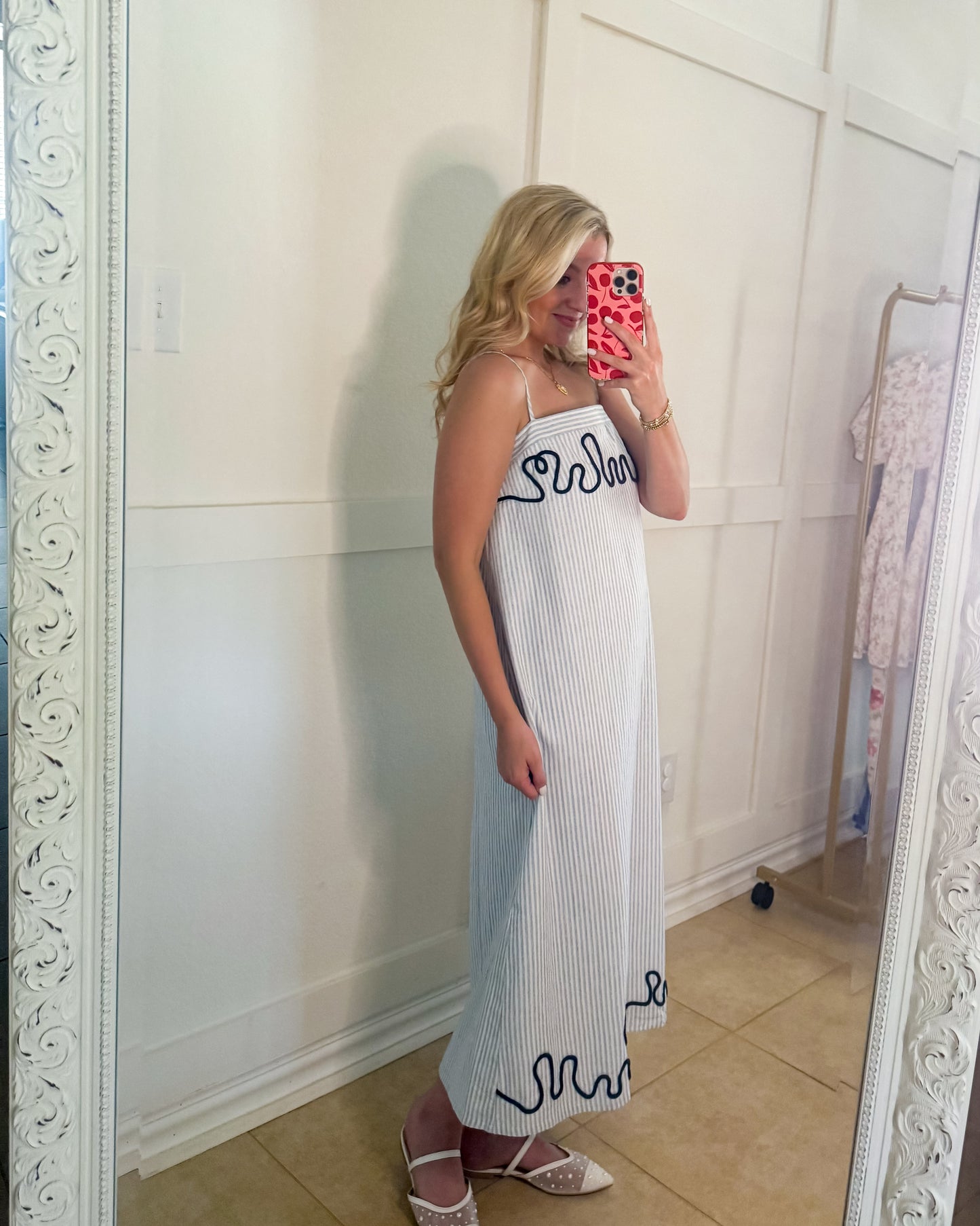 Seas The Day Striped Sundress