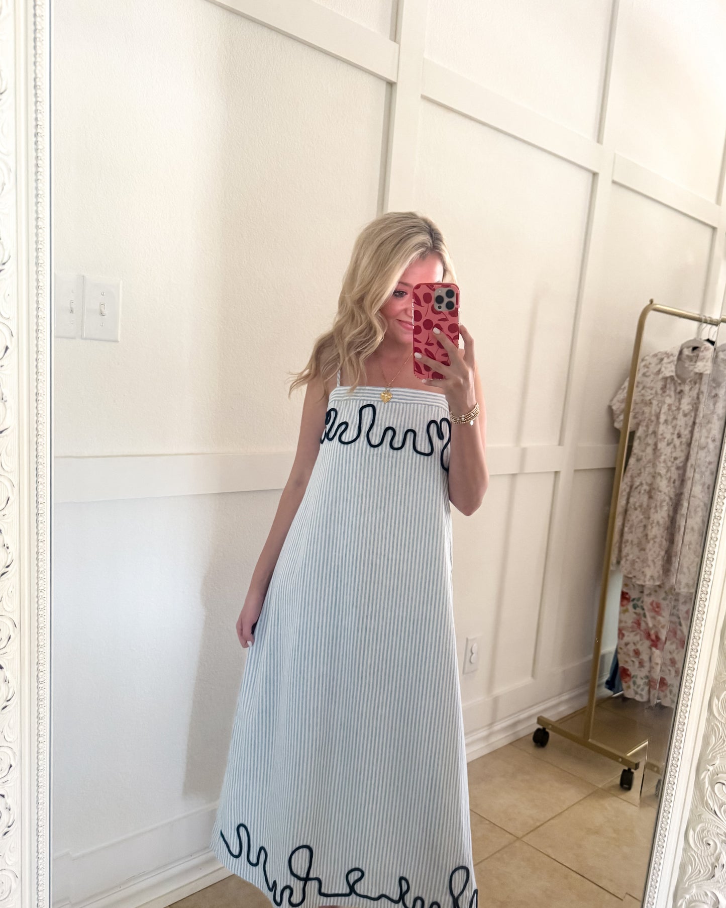 Seas The Day Striped Sundress