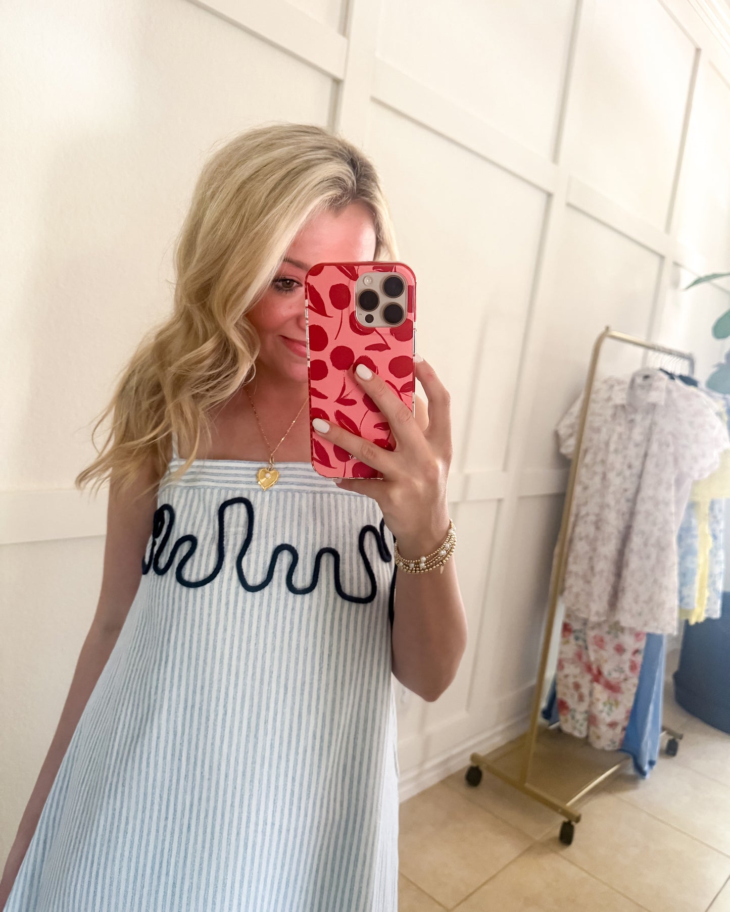 Seas The Day Striped Sundress