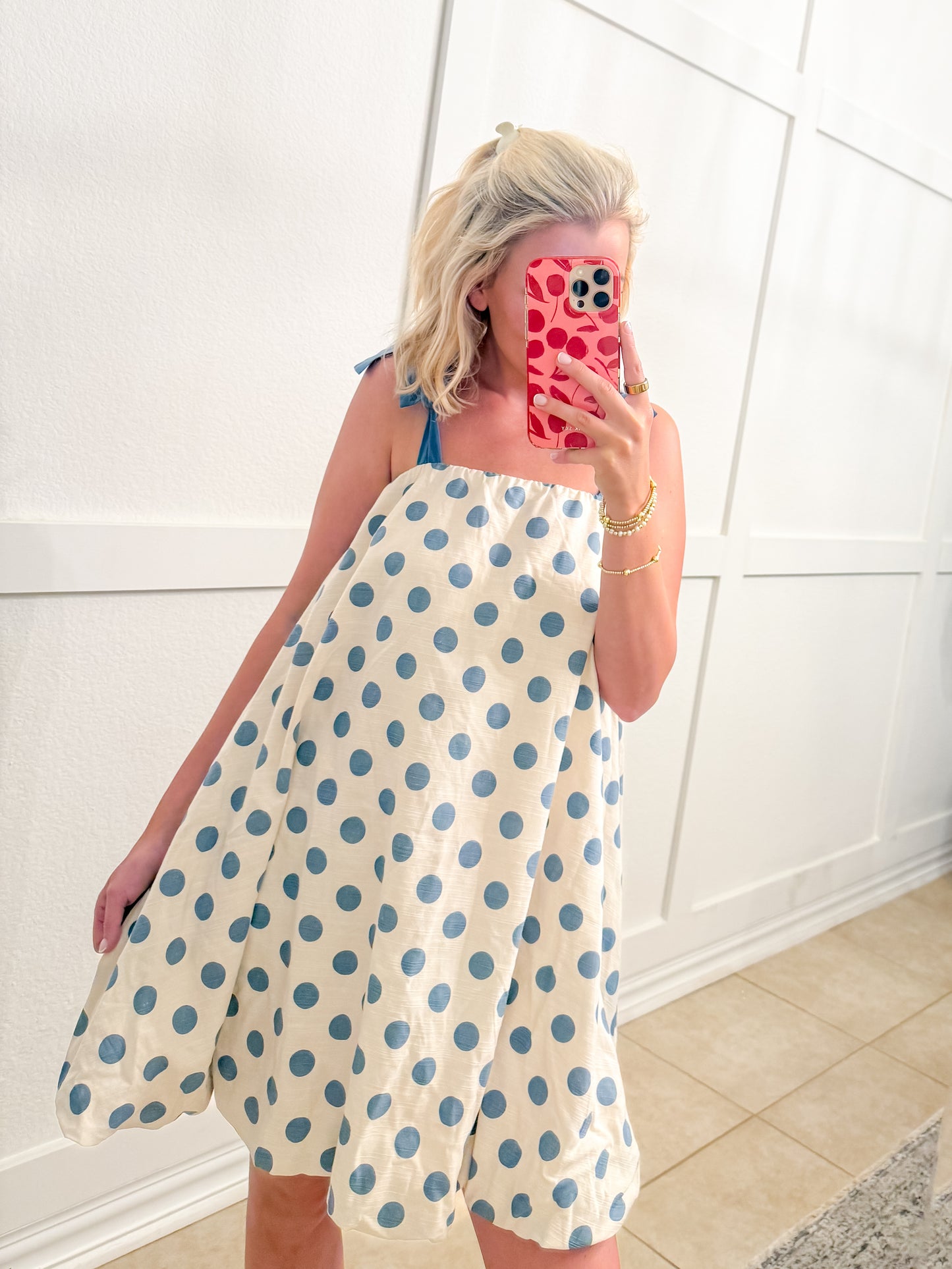 Layla Polka Dot Mini Dress