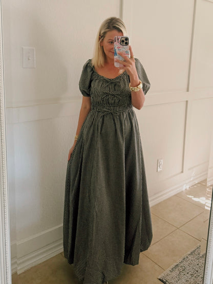 Tinley Gingham Maxi