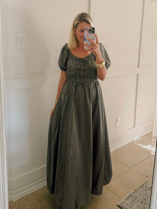 Tinley Gingham Maxi