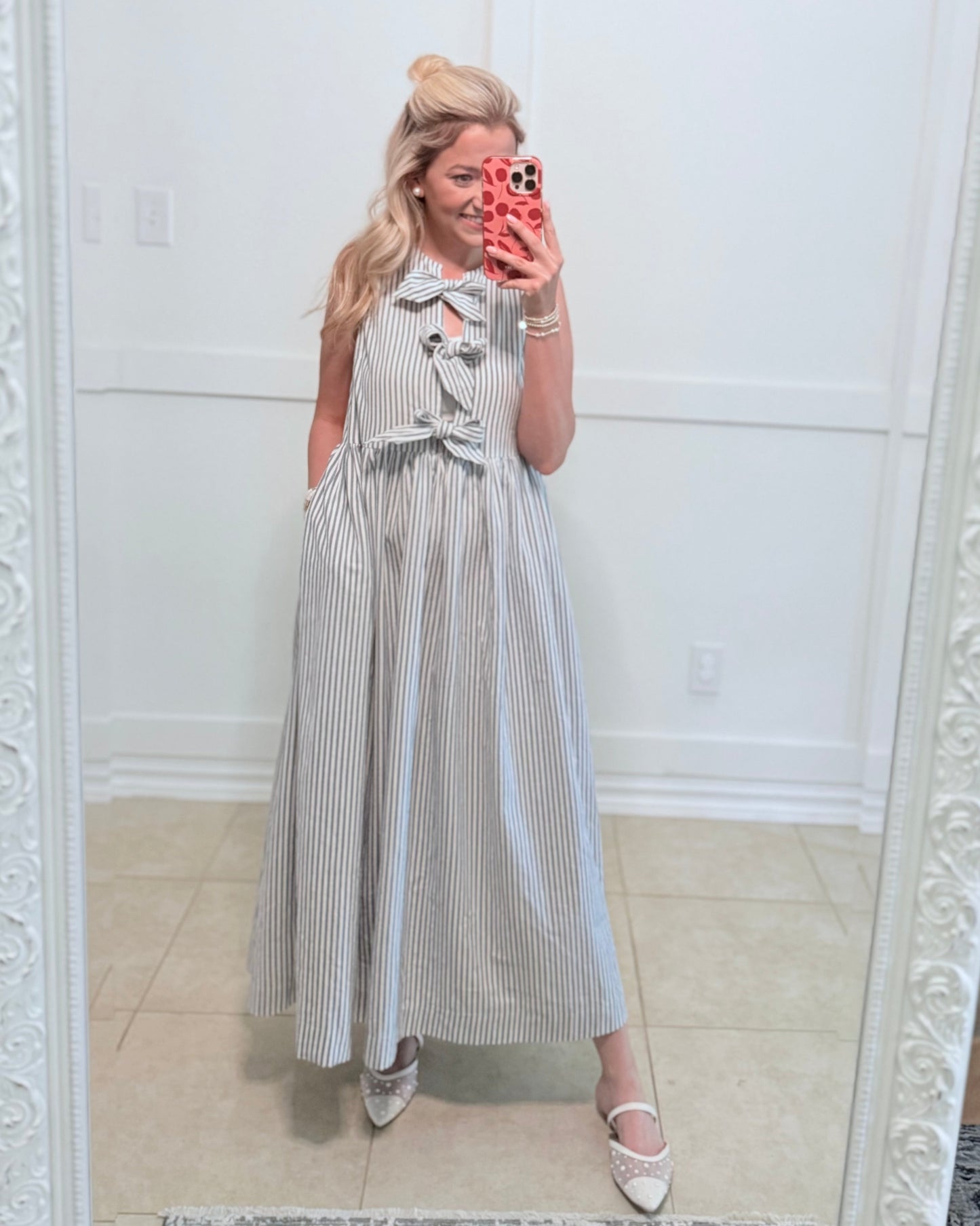 Take Me To Nantucket Blue Striped Dress