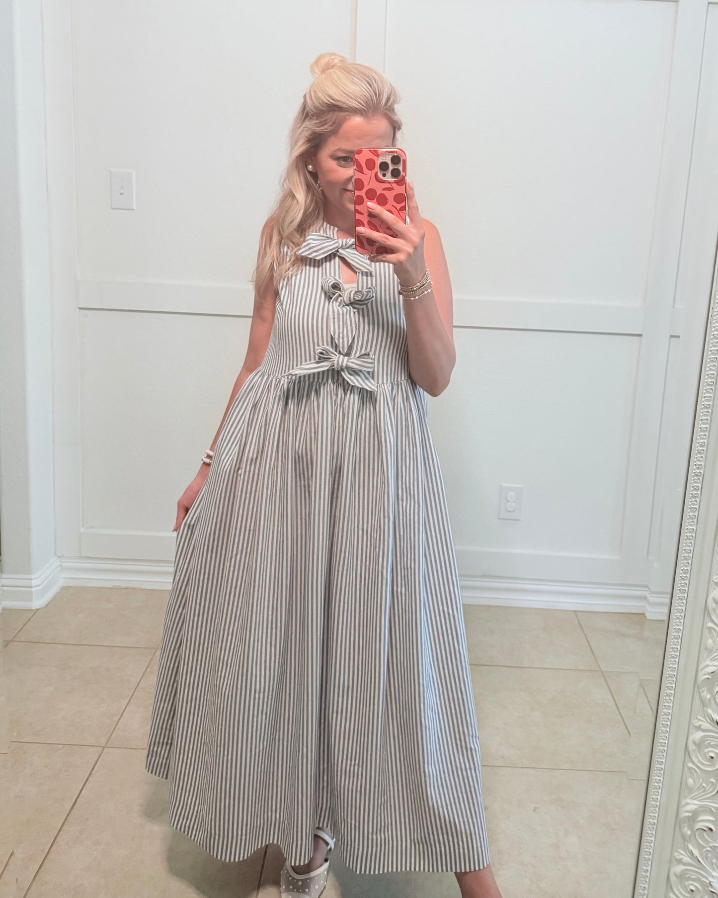 Take Me To Nantucket Blue Striped Dress