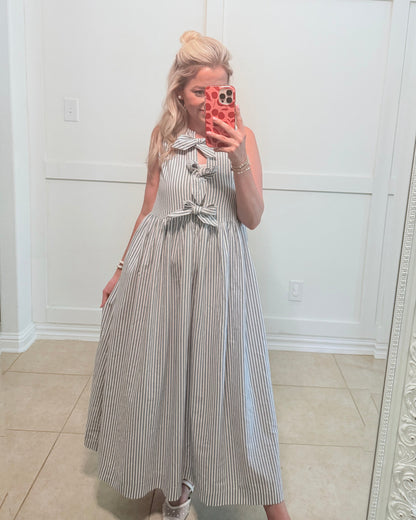 Take Me To Nantucket Blue Striped Dress