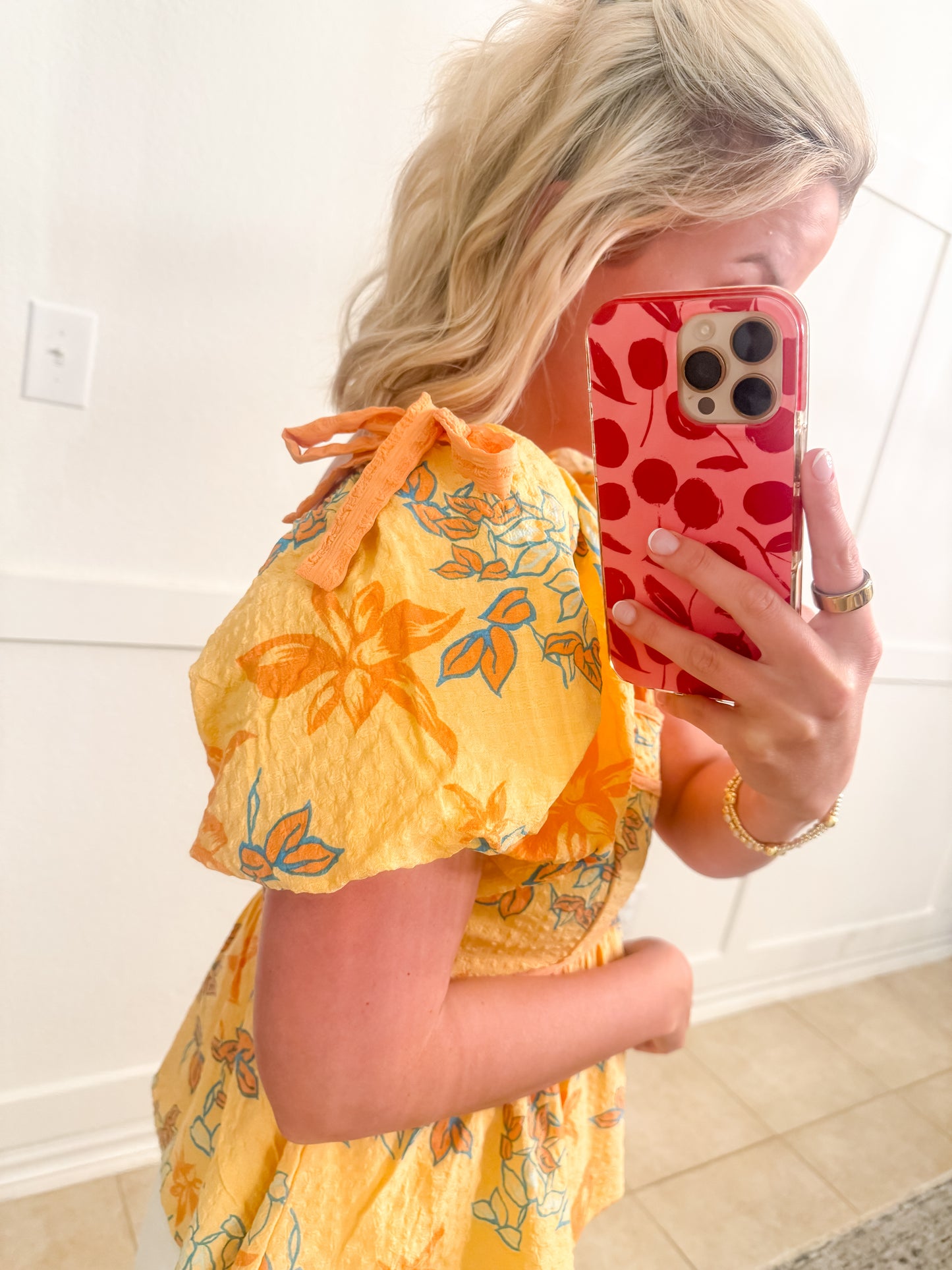 Brighton Floral Peplum Blouse